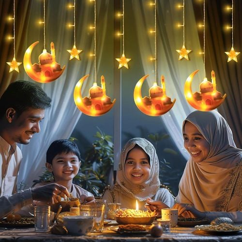 Girlanda Świetlna Gwiazdy 138 LED na USB z Pilotem 8 Trybów Wodoodporna na Arena.pl