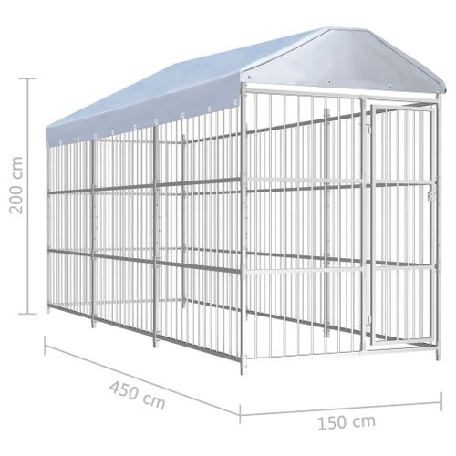 Kojec Dla Psa Z Dachem, 450 X 150 Cm na Arena.pl