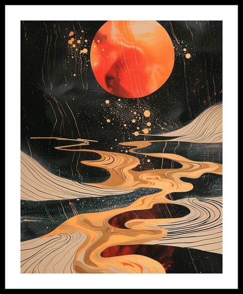 Plakat 40x50cm Planetarny Taniec zdjęcie 3