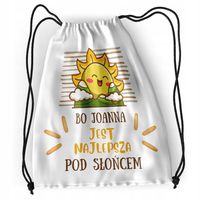 Plecak Dla Joanny Asi Szkolny Worek Torba Z Nadrukiem Ze Zdjęciem