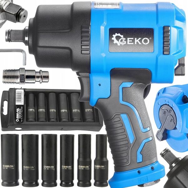 UDAROWY KLUCZ PNEUMATYCZNY 1/2 DO KÓŁ + NASADKI zdjęcie 1