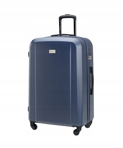 Walizka Duża Podróżna Na Kółkach Twarda PUCCINI Granatowa ABS022A-7A na Arena.pl