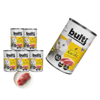 KARMA MOKRA DLA KOTA BULTI Puszka mielonka z kaczką ZESTAW 6x400g