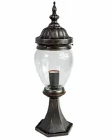 Lampa stojąca słupek duża zewnętrzna napięciowa