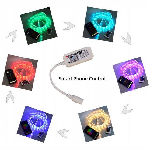 Taśma Led 5050 Rgb 5M Bluetooth Wifi Aplikacja App na Arena.pl