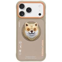 etui nimmy glasses cool dog magsafe do   iphone 17 beżowy