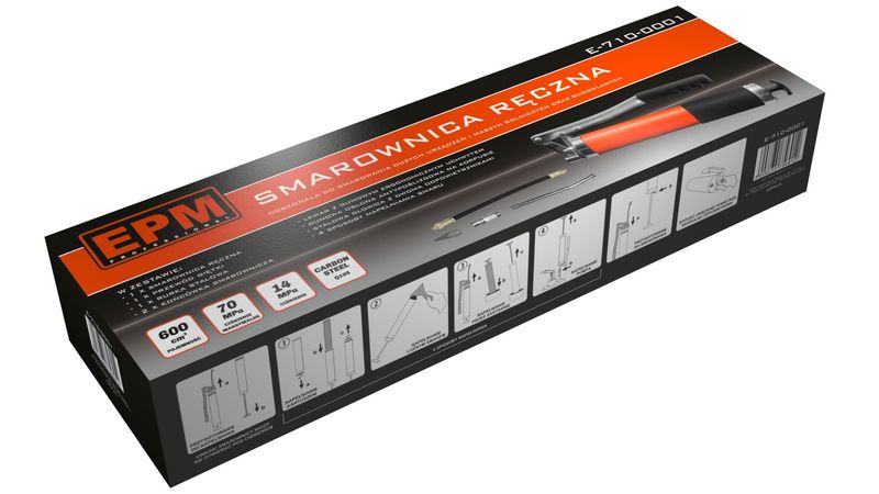 SMAROWNICA RĘCZNA 2 TŁOKI 600CM - E-710-0001 zdjęcie 2
