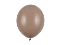 Balony pastelowe brązowe cappuccino strong, 30 cm 3 szt.