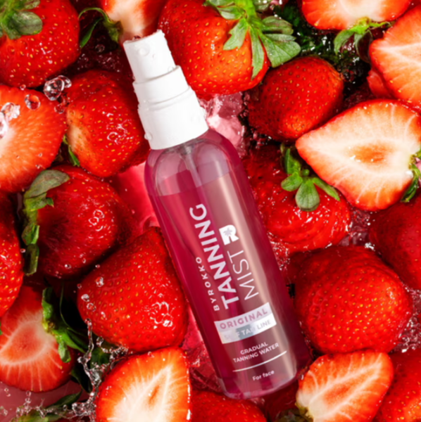 Byrokko Strawberry Tanning Mist Mgiełka Samoopalająca Twarz 100ml zdjęcie 3
