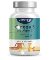 OMEGA 3 VEGAN DHA EPA W WYSOKICH DAWKACH 1440mg na działanie 60 kaps gloryf