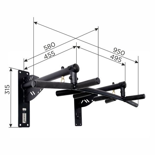 drążek do podciągania Drago czarny MAŁPISZON na Arena.pl