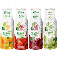 Zestaw 4 syropów do saturatora Soda FruttaMax Light (Bez cukru)