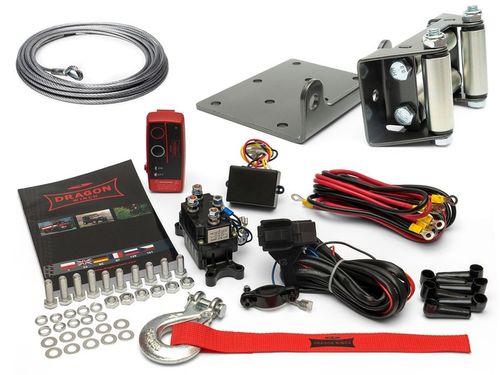 1,6T WYCIĄGARKA DRAGON 12V ELEKTRYCZNA WCIĄGARKA linowa pługa quada +pilot na Arena.pl