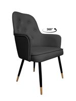 Krzesło obrotowe SARA noga czarna/złota Vega99