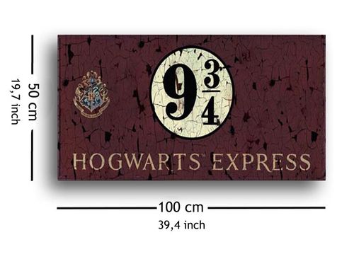 Harry Potter (Hogwarts Express) - Obraz na płótnie 100x50 cm na Arena.pl