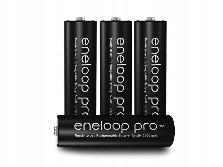4x PANASONIC ENELOOP PRO 2550 mAh R6 AA JAPAN zdjęcie 7
