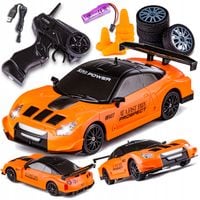 AUTO ZDALNIE STEROWANE NA PILOTA DO DRIFTU SPORTOWE AKUMULATOR 4X4 PACHOŁKI