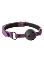 lust bondage ball gag purple