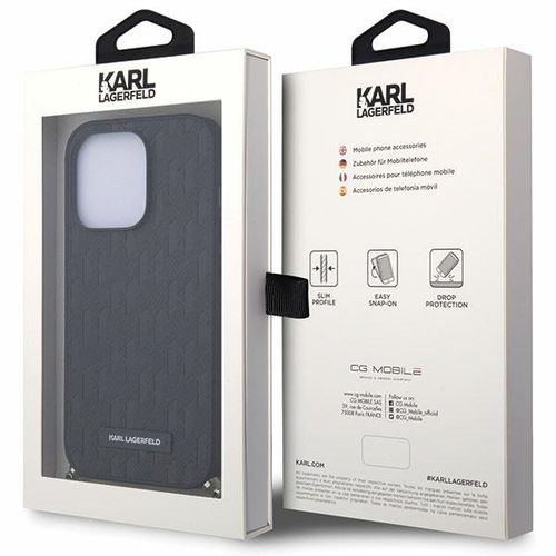 Etui Karl Lagerfeld do iPhone 14 Pro, Czarny na Arena.pl