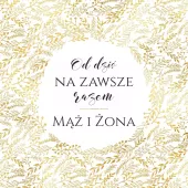 Karnet Kwd Z Bilecikiem Hs Ślub Złoty