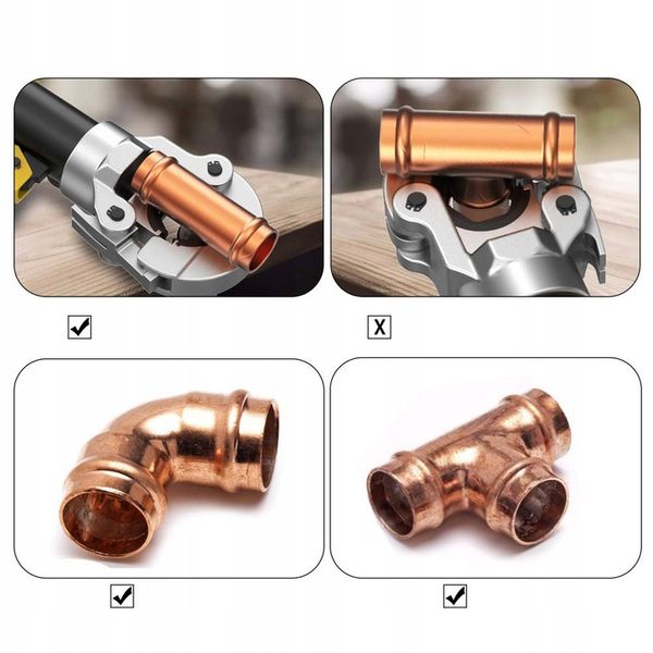 PRASKA ZACISKARKA HYDRAULICZNA DO RUR PEX (TH+U+V) zdjęcie 9