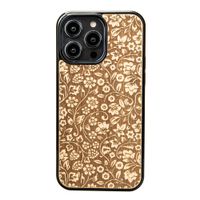 Drewniane Etui Bewood do iPhone 15 Pro Max KWIATY POLNE ANIEGRE