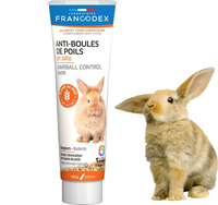 FRANCODEX Pasta odkłaczająca naturalna na kule włosowe dla królika gryzoni