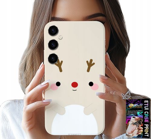 ETUI DO SAMSUNG GALAXY S24 - RENIFEREK, RENIFER, ŚWIĄTECZNE WZORY na Arena.pl