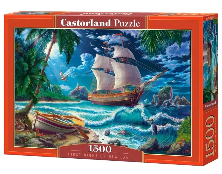 Puzzle 1500 elementów. Pierwsza noc na Nowej Ziemi zdjęcie 1