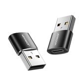 adapter usb męski-żeński typ c dwuczęściowy joyroom s-h152 (czarny)
