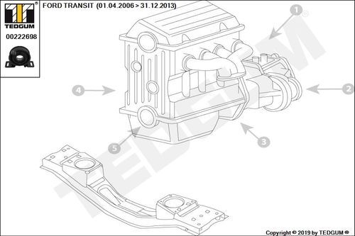 FORD TRANSIT PODPORA WAŁU KPL 06- na Arena.pl