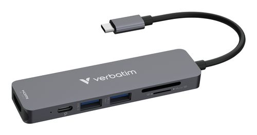 Hub USB Verbatim Multi Port Essentials USB-C PD, USB-A 3.0, USB-A 2.0, HDMI na Arena.pl
