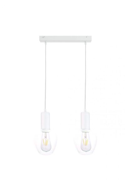Lampa wisząca 2xE27 VERRE WHITE zdjęcie 1