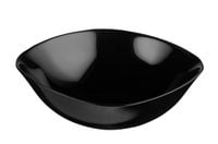 Salaterka miseczka QUADRO BLACK 19 cm czarna kwadratowa na zupę sałatki