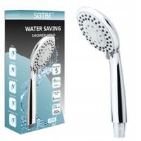 Słuchawka prysznicowa OSZCZĘDNOŚĆ WODY 60% 5 strumieni wody SOTBE