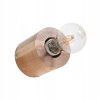 Kinkiet SALGADO naturalne drewno Sollux Lighting
