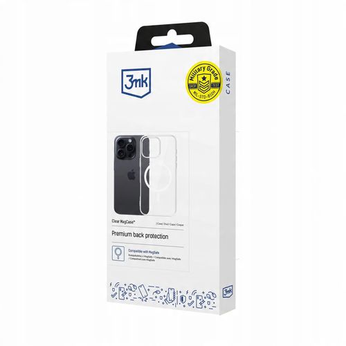 Etui plecki cover z MagSafe na Apple iPhone 16 Pro Max - 3mk Clear MagCase na Arena.pl