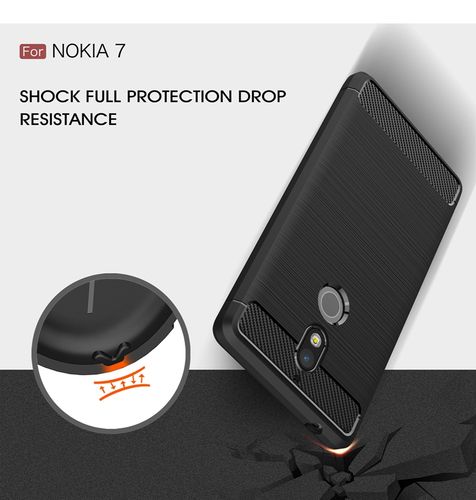 PANCERNE Etui KARBON Case Nokia 7 + SZKŁO na Arena.pl