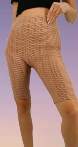 SPODENKI PUSH UP karbowane Kolarki legginsy MIEGO rozmiar L/XL BEŻOWE na Arena.pl