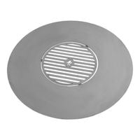 Blat grillowy nierdzewny do paleniska COOK KING 82 cm z rusztem 37 cm