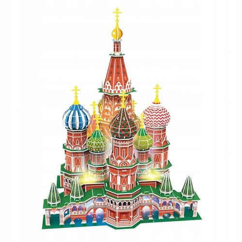 puzzle 3d led katedra św.basils na Arena.pl