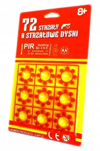 KAPISZONY cympletki do pistoletu HUK 1440 STRZAŁY + gratisy na Arena.pl