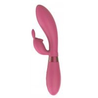 Wibrator silikonowy, stymulacja punktu G i łechtaczki, dwa silniki.