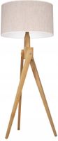LAMPA PODŁOGOWA TRÓJNÓG, DREWNO, różne RODZAJE