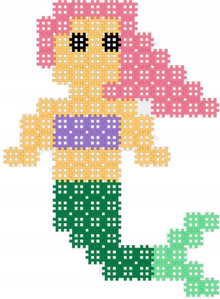 Marioinex Micro Waffle 150 elementów SYRENKA - obraz puzzle zdjęcie 7