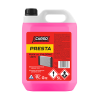 CARSO PRESTA Płyn do chłodnic -35°C 5L (czerwony) - gotowy płyn zimowy