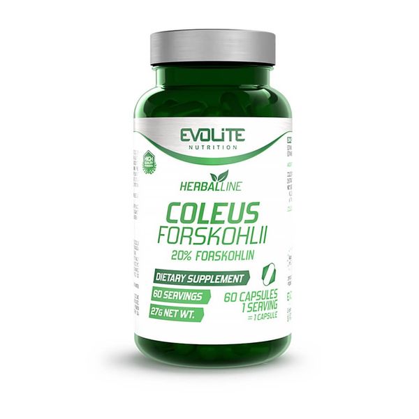 Evolite Coleus Forskohlii 200mg 60 kaps. zdjęcie 1