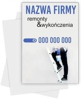 Ulotki A4 reklamowe firmowe 1000 szt różne wzory REMONTY I WYKOŃCZENIA
