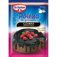 DR OETKER Polewa Czarna Błyszcząca 77g