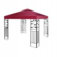 Zadaszenie Costway tworzywo sztuczne 300 x 300 x 70cm